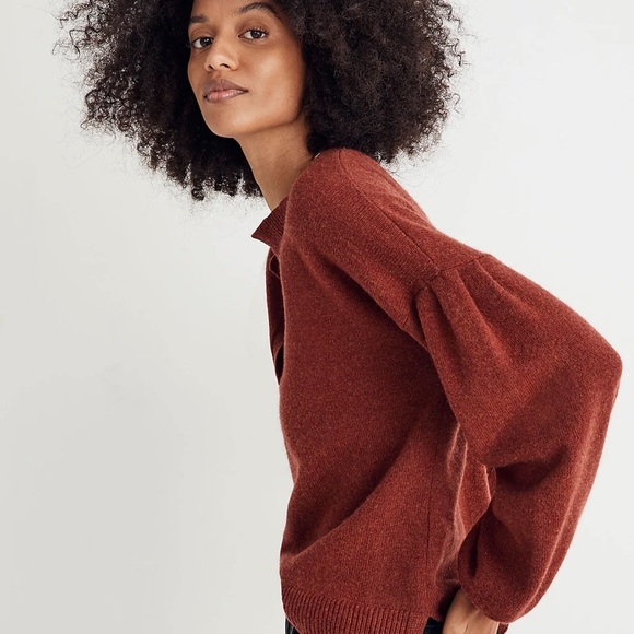 NWT Madewell Medium Wiltshire V-Neck Pullover Sweater - Picture 2 of 5